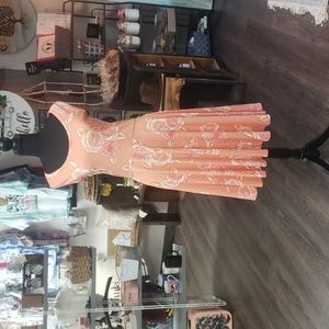 LuLaRoe L sleeveless floral dress NWOT AR